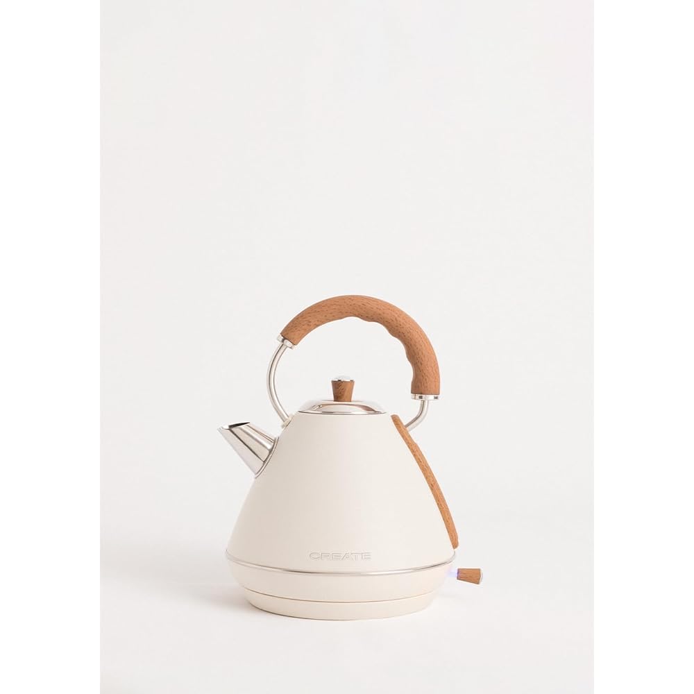 CREATE/PACK TOAST RETRO + KETTLE RETRO L/Grille-pain blanc cassé avec bouilloire blanc cassé/Bouilloire 1,7 L : Cuisine et Maison