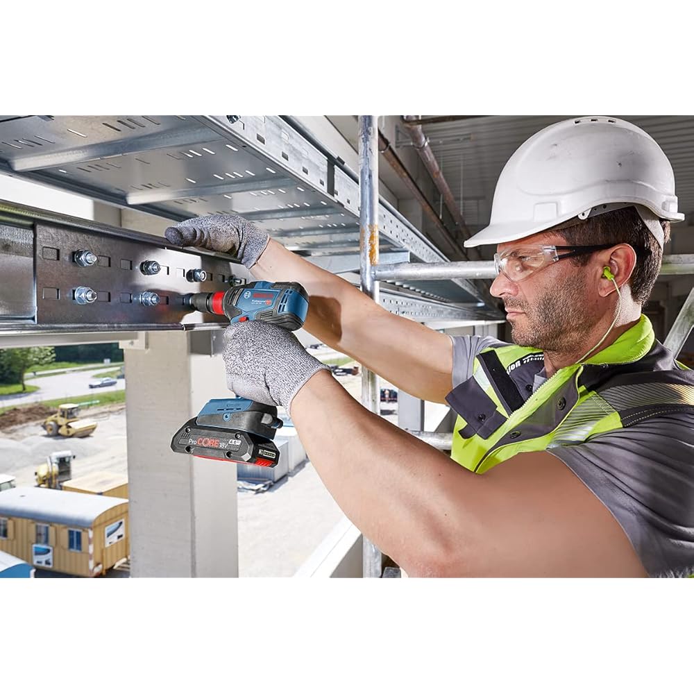 Bosch Professional 18V System boulonneuse sans-fil Bosch GDX 18V-200 (couple maxi 200 Nm, sans batterie ni chargeur, dans boîte carton) : Bricolage
