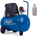 Scheppach Compresseur d’air HC63 – 1500 W – 230 V~ – 10 bar – Cuve de 50 L – Débit d’aspiration 220 L/min – 97 dB : Bricolage