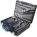 Scheppach Atelier Mobile TB217 | Coffret à outils | Valise d'outils - Jeu de clés à douilles | 217 pièces | Bien rangés et à portée de main | En Acier Chrome Vanadium : Bricolage