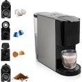 Princess Machine à café multi-capsules 4 en 1 – Capsules, dosettes, café moulu – Sans BPA – 800 ml – 1450 W – Noir et argent – 249450 : Cuisine et Maison