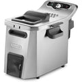 De'Longhi F44532CZ Friteuse 5 L, Métal, Silver : Cuisine et Maison