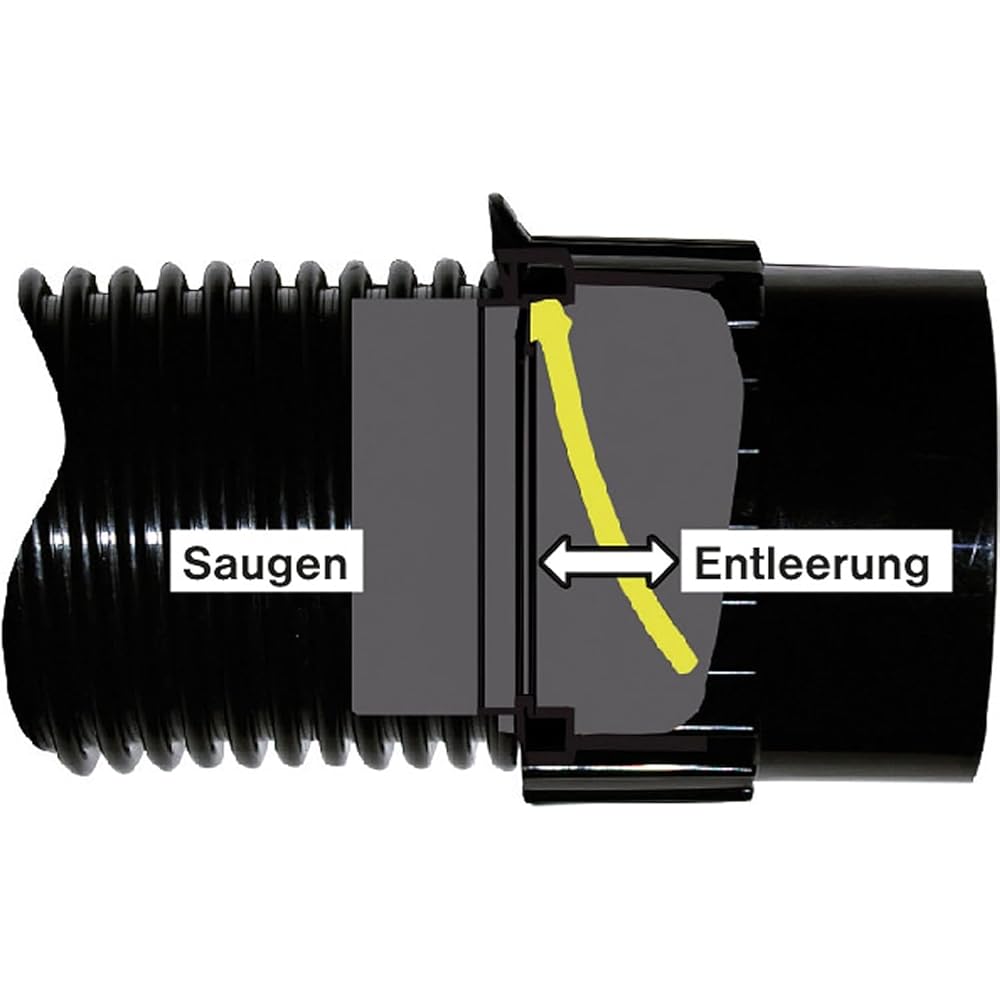 T.I.P. TSS 1600 K Aspirateur de Boue/Piscine Noir : Jardin