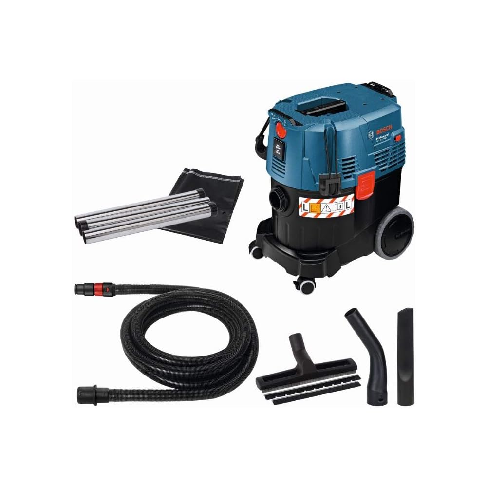 Bosch Professional aspirateur industriel GAS 35 L SFC+ (1 200 W, cuve de 35 L, flexible de 3 m, dans une boîte carton) : Cuisine et Maison