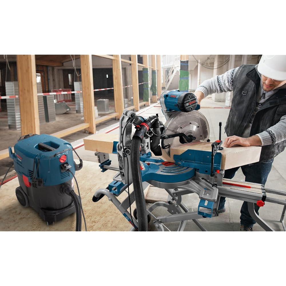 Bosch Professional aspirateur industriel GAS 35 L SFC+ (1 200 W, cuve de 35 L, flexible de 3 m, dans une boîte carton) : Cuisine et Maison