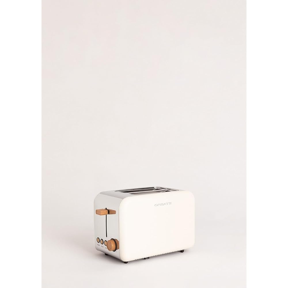 CREATE/PACK TOAST RETRO + KETTLE RETRO L/Grille-pain blanc cassé avec bouilloire blanc cassé/Bouilloire 1,7 L : Cuisine et Maison