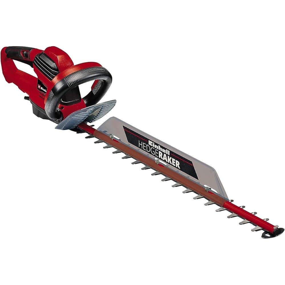Einhell Taille-haies électrique GE-EH 7067 (700 W, Longueur de coupe 67 cm, Fourreau de protection, Anti-arrachement du câble) : Jardin
