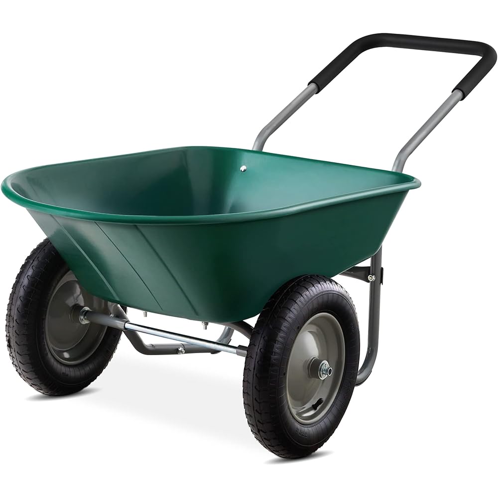 Meilleur Choix des Produits Double Roue Home Yard Rover Brouette Jardin Chariot : Commerce, Industrie et Science