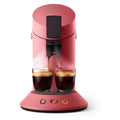 Senseo Original Plus Machine à café à dosettes, Sélection de l'intensité du café, Technologie Coffee Boost, 2 tasses a la fois, Plastique recyclé, Rouge tendre (CSA210/35) : Cuisine et Maison