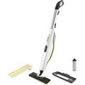 Kärcher Nettoyeur Vapeur SC 3 Upright EasyFix Blanc, Préchauffage : 0,5 min, Surface : 60 m², Réservoir : 0,5 l, Puissance : 1 600W,Buse de Sol, Serpillière, Adaptateur Tapis, Cartouche Détartrante : Cuisine et Maison