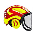 Protos 204002-10-12 Forest Casque de sécurité, Jaune/rouge, Taille unique : Commerce, Industrie et Science