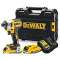 DEWALT Visseuse à chocs Brushless + 2 batteries 18V 2Ah Li-ion + coffret Tstak DCF887D2-QW. Noir/Jaune : Bricolage