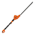 BLACK+DECKER Taille-Haies Sur Perche Filaire 550W, Taille-Haies Electrique 51 cm avec Lame Asymétrique, Manche Télescopique, Tête Pivotante et Double Interrupteur, Ecartement 22 mm, PH5551-QS Noir/Orange : Jardin
