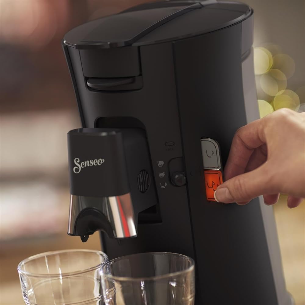 Philips CSA240/61 Machine à Café à Dosettes SENSEO Select Eco, Intensity Plus, Crema Plus, Fonction Memo - Noir : Cuisine et Maison